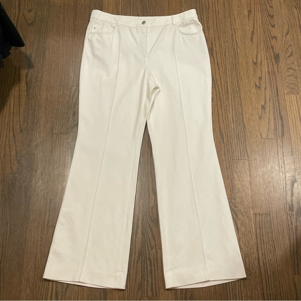Akris Magda Cotton-Silk Straight-Leg Jeans - Picture 3 of 9